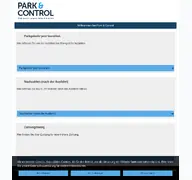 Kleine Seitenvorschau von scanpay.park-control.de