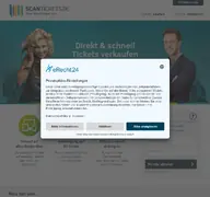 Kleine Seitenvorschau von scantickets.de