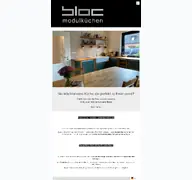 Kleine Seitenvorschau von bloc-modulkuechen.de