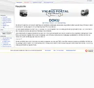Kleine Seitenvorschau von vwbuswiki.de