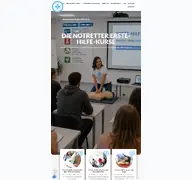 Kleine Seitenvorschau von notretter.de