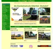 Kleine Seitenvorschau von saftbahn.de