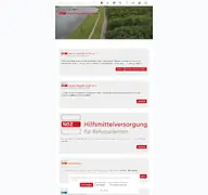 Kleine Seitenvorschau von noz-schwerin.de