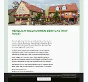 Kleine Seitenvorschau von gasthof-rose-flachslanden.de