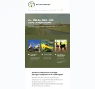 Kleine Seitenvorschau von 800-jahre-dollbergen.de