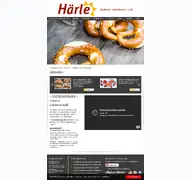Kleine Seitenvorschau von baeckerei-haerle.de