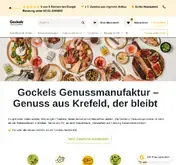 Kleine Seitenvorschau von gockels-food.de