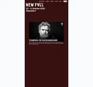 Kleine Seitenvorschau von new-fall-festival.de