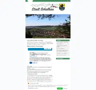 Kleine Seitenvorschau von schalkau.de