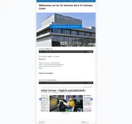 Kleine Seitenvorschau von azvertrieb.ch