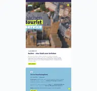 Kleine Seitenvorschau von aachen-tourismus.de