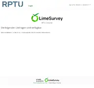 Kleine Seitenvorschau von survey.rptu.de