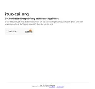 Kleine Seitenvorschau von ituc-csi.org