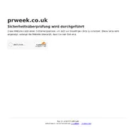Kleine Seitenvorschau von prweek.co.uk