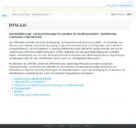 Kleine Seitenvorschau von aai.dfn.de