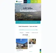 Kleine Seitenvorschau von schauenstein.de