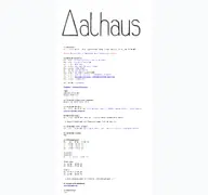 Kleine Seitenvorschau von aalhaus.de