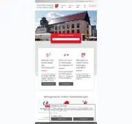 Kleine Seitenvorschau von digitalesrathaus.senftenberg.de