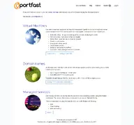 Kleine Seitenvorschau von portfast.net.uk