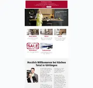 Kleine Seitenvorschau von kuechen-total.de