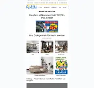 Kleine Seitenvorschau von foerdepolster.de