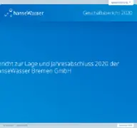 Kleine Seitenvorschau von gb2020.hansewasser.de