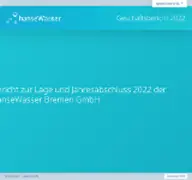 Kleine Seitenvorschau von gb2022.hansewasser.de