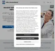 Kleine Seitenvorschau von vet.hills4me.de