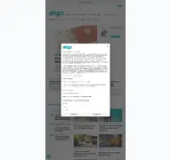 Kleine Seitenvorschau von ahgz.de