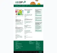 Kleine Seitenvorschau von abcert.de