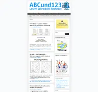 Kleine Seitenvorschau von abcund123.de