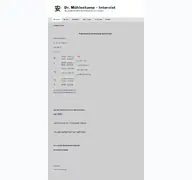 Kleine Seitenvorschau von xn--dr-mhlenkamp-glb.de