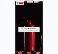 Kleine Seitenvorschau von hsf-brandschutz.de