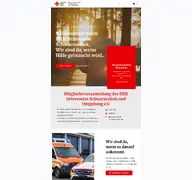 Kleine Seitenvorschau von drk-schwarzenbek.de