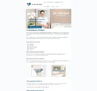 Kleine Seitenvorschau von drparade-stuttgart.de