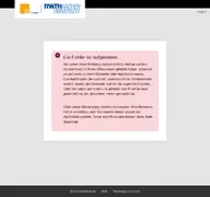 Kleine Seitenvorschau von onlinewahlen.rwth-aachen.de