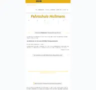 Kleine Seitenvorschau von fahrschulehollmann.de