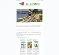 Kleine Seitenvorschau von laufvernarrt.de
