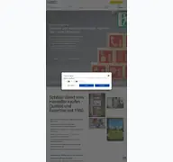 Kleine Seitenvorschau von schilder.de