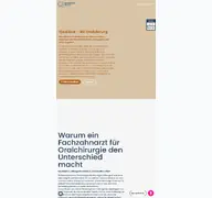 Kleine Seitenvorschau von oralchirurgie-wandlitz.de