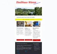 Kleine Seitenvorschau von stadthaus-waren.de