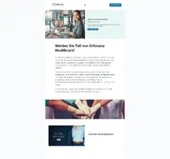 Kleine Seitenvorschau von orbisana.career.softgarden.de