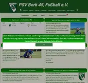Kleine Seitenvorschau von psv-bork-fussball.de