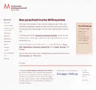 Kleine Seitenvorschau von psychiatrie-koeln.de