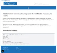Kleine Seitenvorschau von xn--zahnarzt-hsken-psb.de