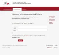 Kleine Seitenvorschau von ptk-berlin.de
