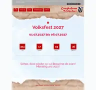 Kleine Seitenvorschau von volksfest-gangkofen.de