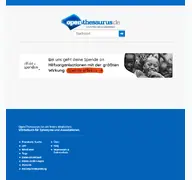 Kleine Seitenvorschau von openthesaurus.de