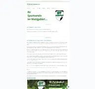Kleine Seitenvorschau von sv-muldenhammer.de