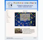 Kleine Seitenvorschau von hartmannschule.de